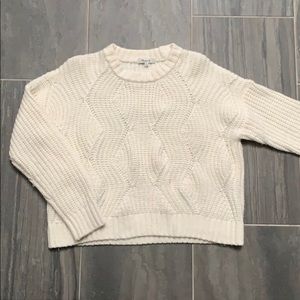 Madewell - thick cable knit sweater